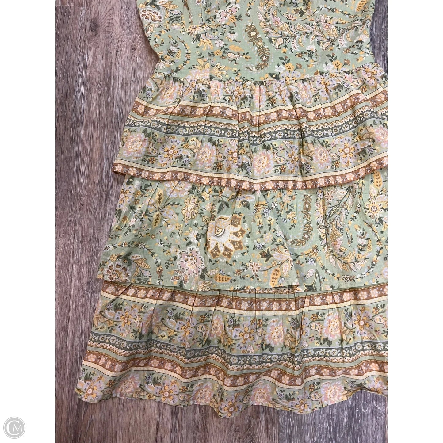 Dress Casual Midi By American Eagle In Green, Size: S