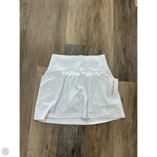 Athletic Skort By Athleta In White, Size: S