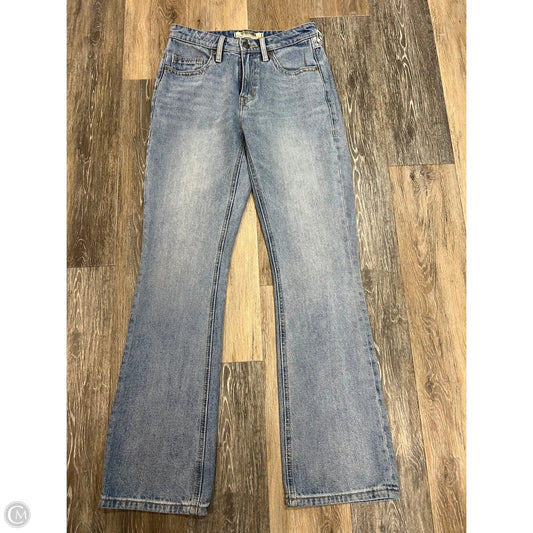 Jeans Boot Cut By Rock & Roll Denim In Blue Denim, Size: 1/25