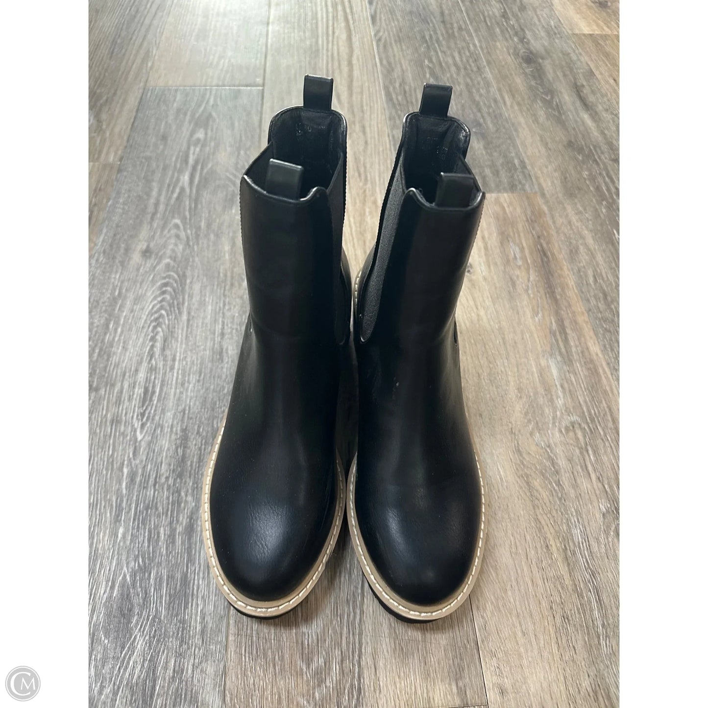 Boots Ankle Heels By Cmc In Black, Size: 7.5