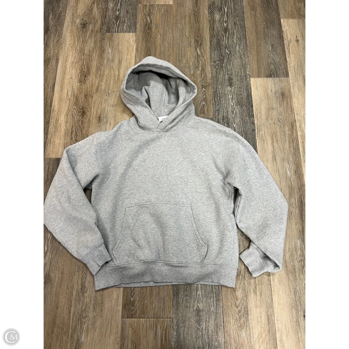 Sweatshirt Hoodie By Aritzia In Grey, Size: M