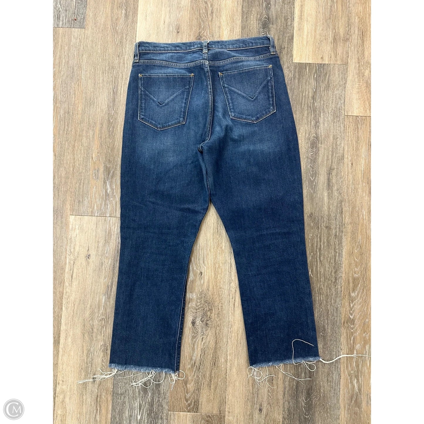 Jeans Straight By Hudson In Blue Denim, Size: 10