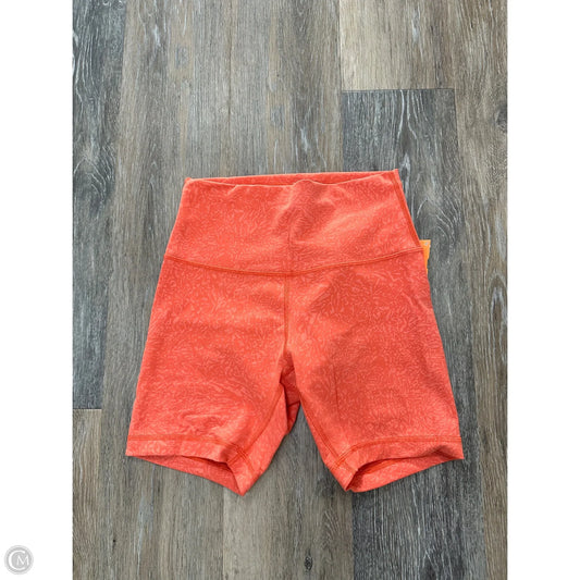 -Athletic Shorts By Lululemon In Orange, Size: 6