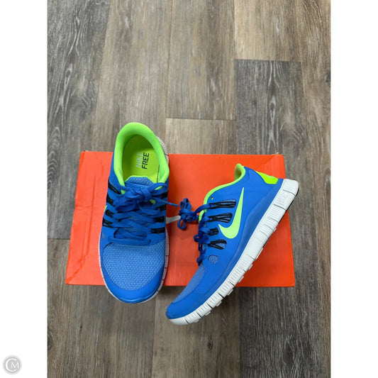 Shoes Athletic By Nike Apparel In Blue, Size: 7