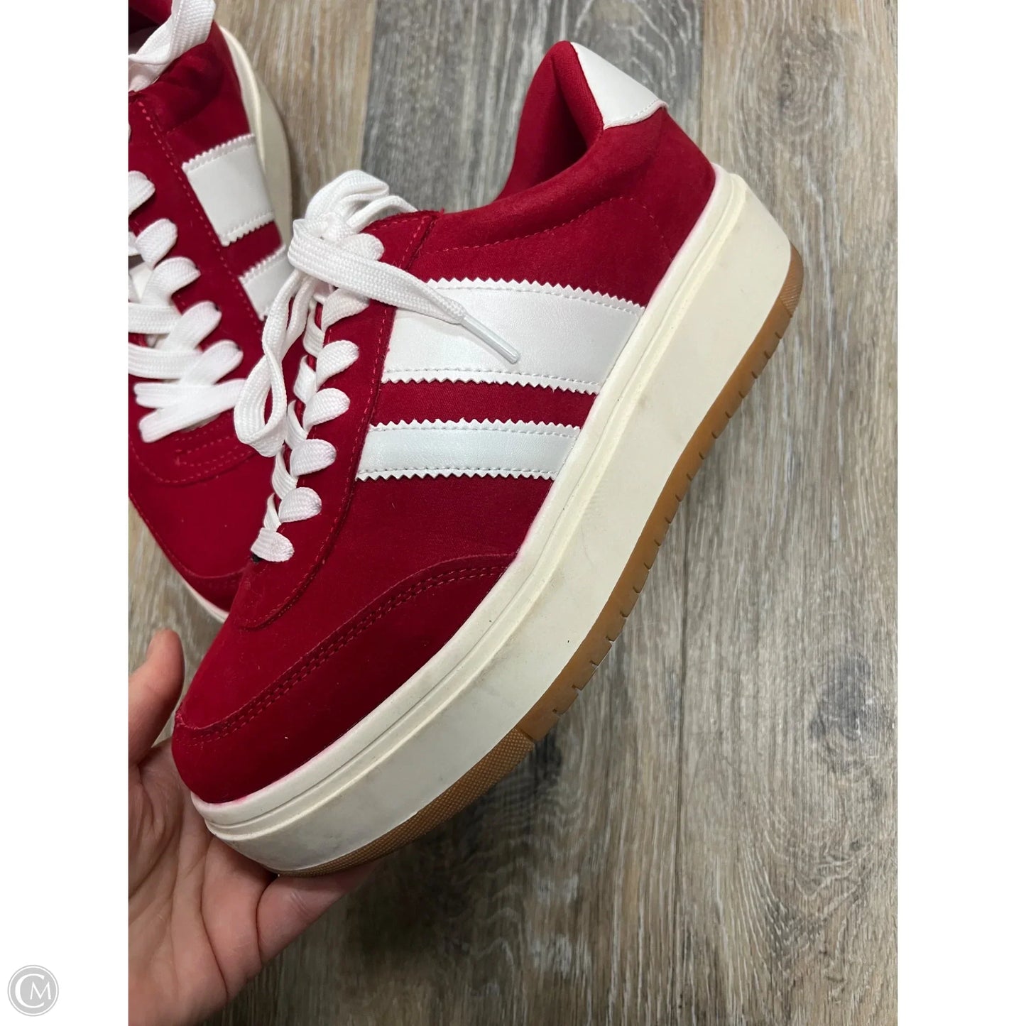Shoes Sneakers Platform By Madden Girl In Red, Size: 7.5