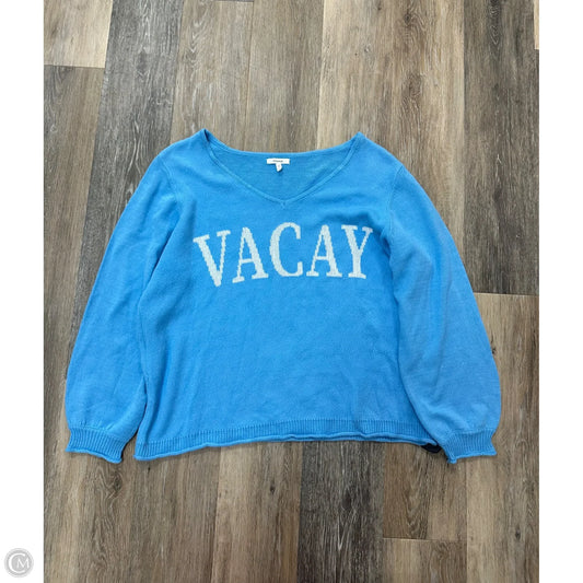 Sweater By Maurices In Blue, Size: Xl