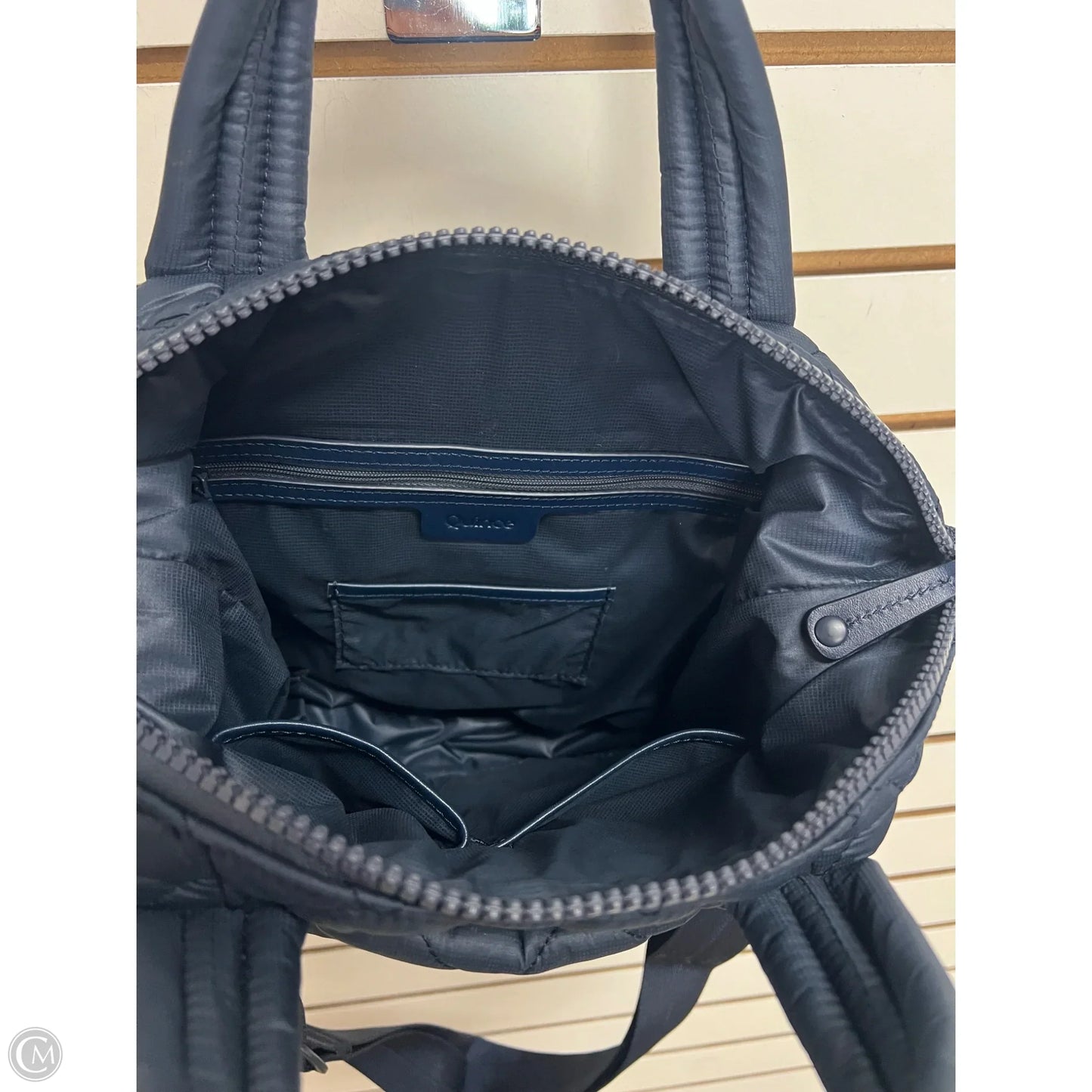 Handbag By Quince, Size: Medium