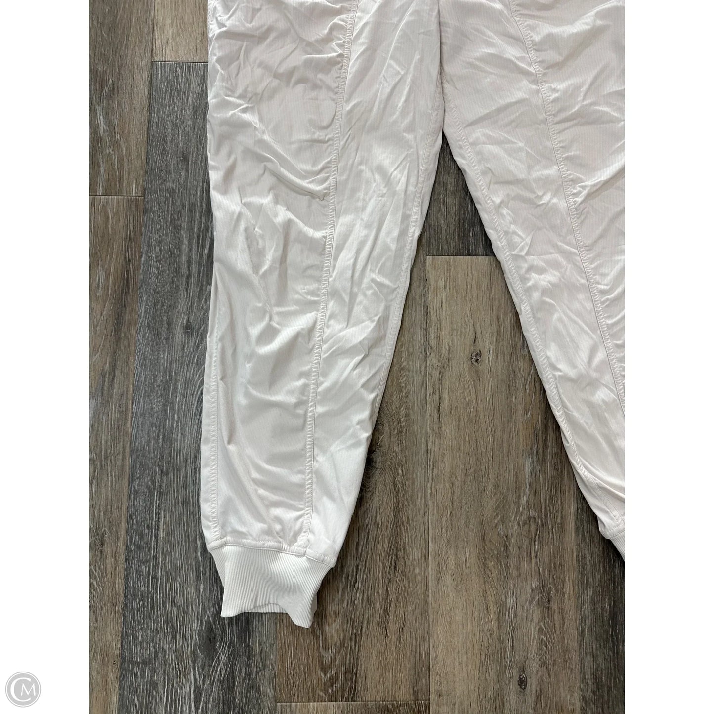 Athletic Pants By Lululemon In Cream, Size: 10