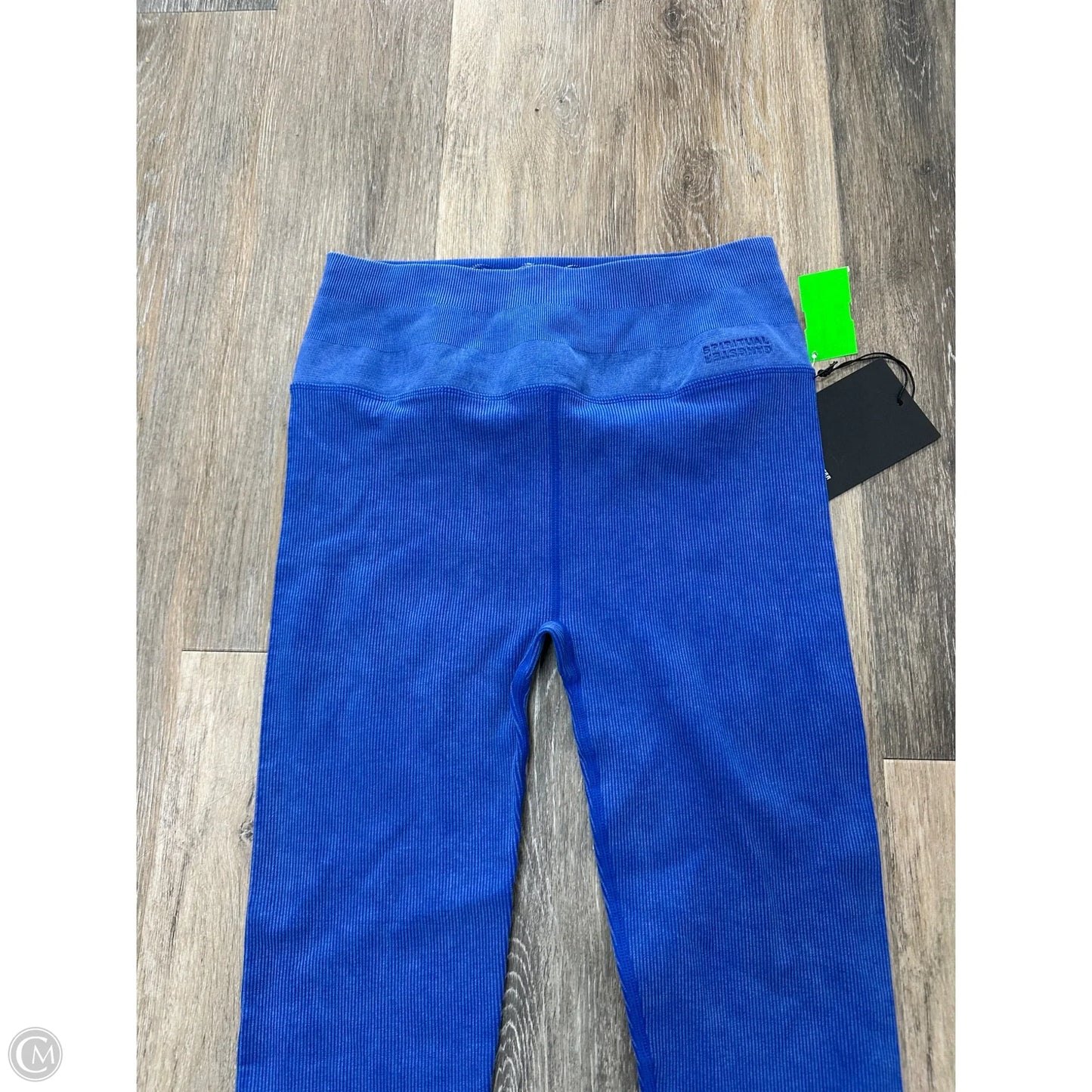 Athletic Leggings By Spiritual Gangster In Blue, Size: L