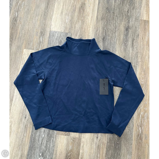 Athletic Top Long Sleeve Collar Bad Birdie In Navy, Size: S
