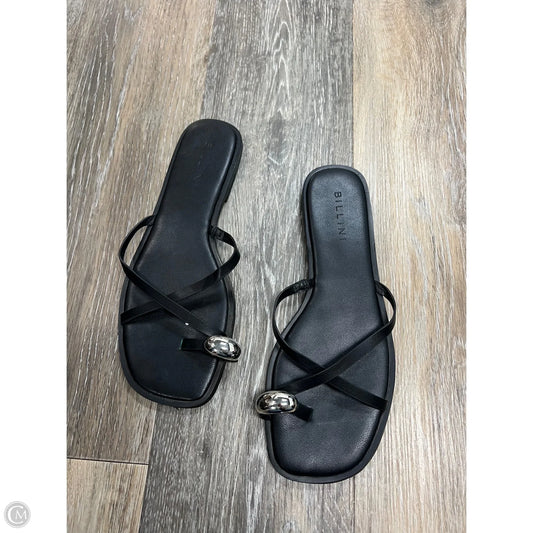 Sandals Flats By Billini In Black, Size: 8