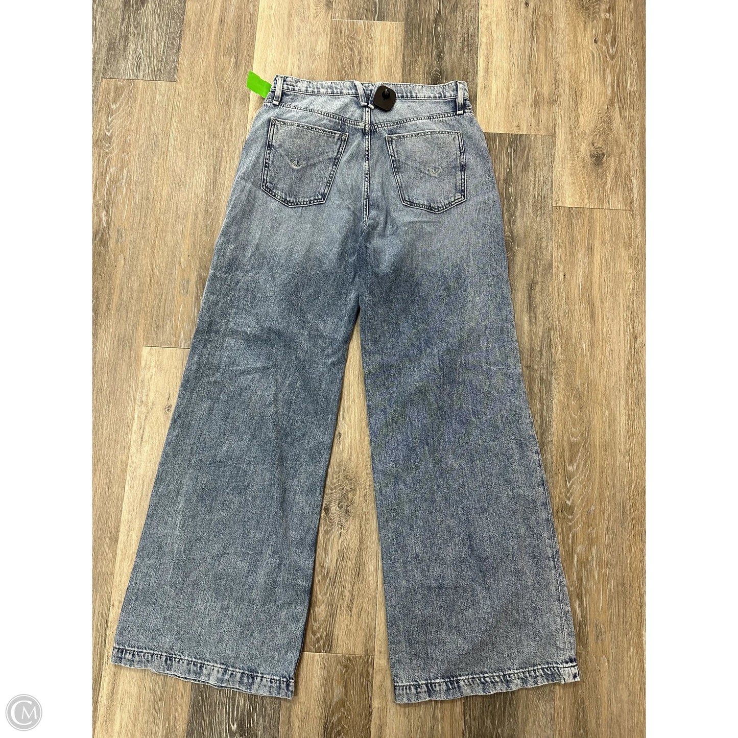 Jeans Wide Leg By Hudson In Blue Denim, Size: 6