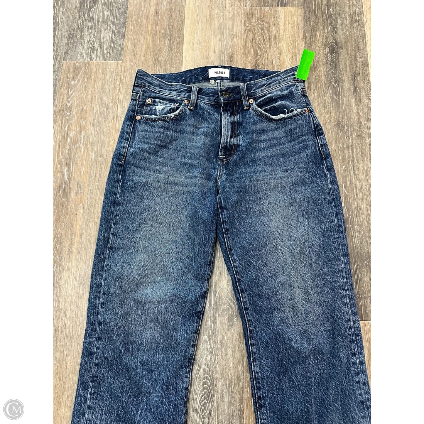Jeans Wide Leg By Pistola In Blue Denim, Size: 4
