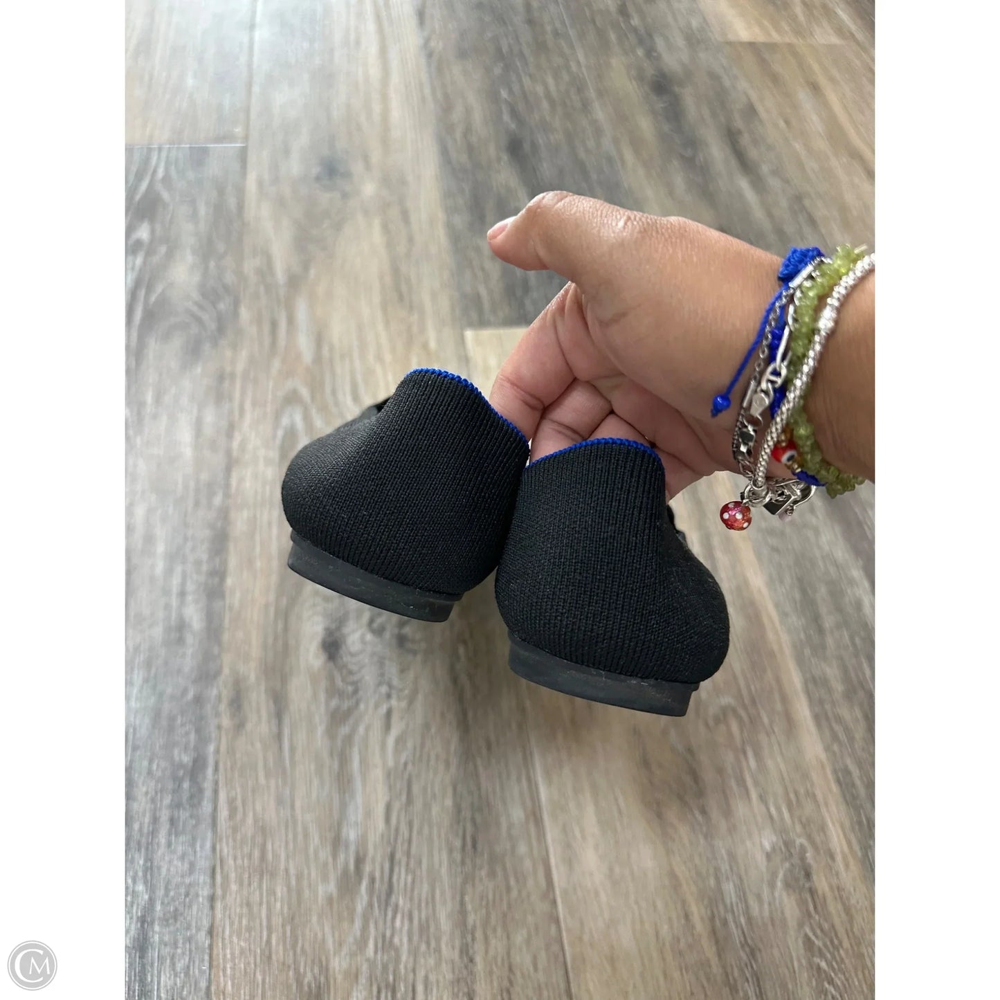 Shoes Flats By Rothys In Black, Size: 9.5