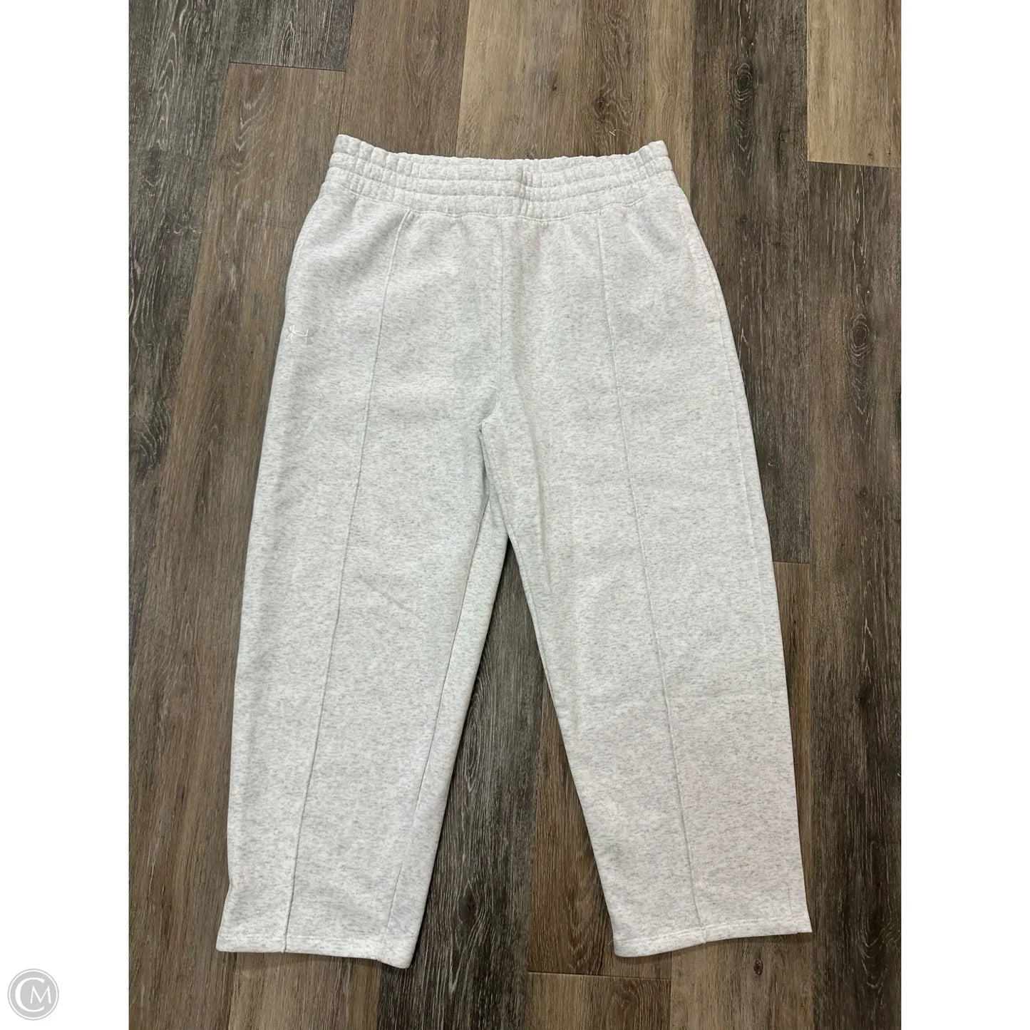 Athletic Pants By Under Armour In Grey, Size: L