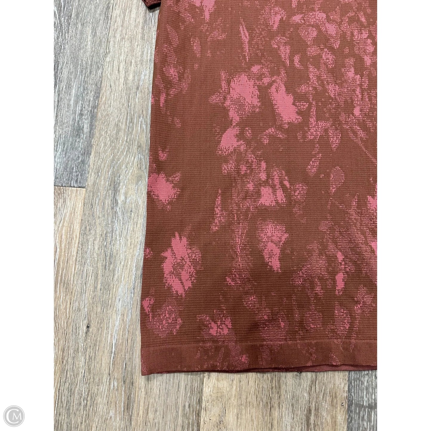 Athletic Top Short Sleeve By Lululemon In Brown, Size: 4