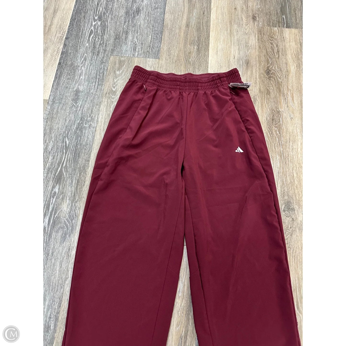 Athletic Pants By Adidas In Red, Size: Xs