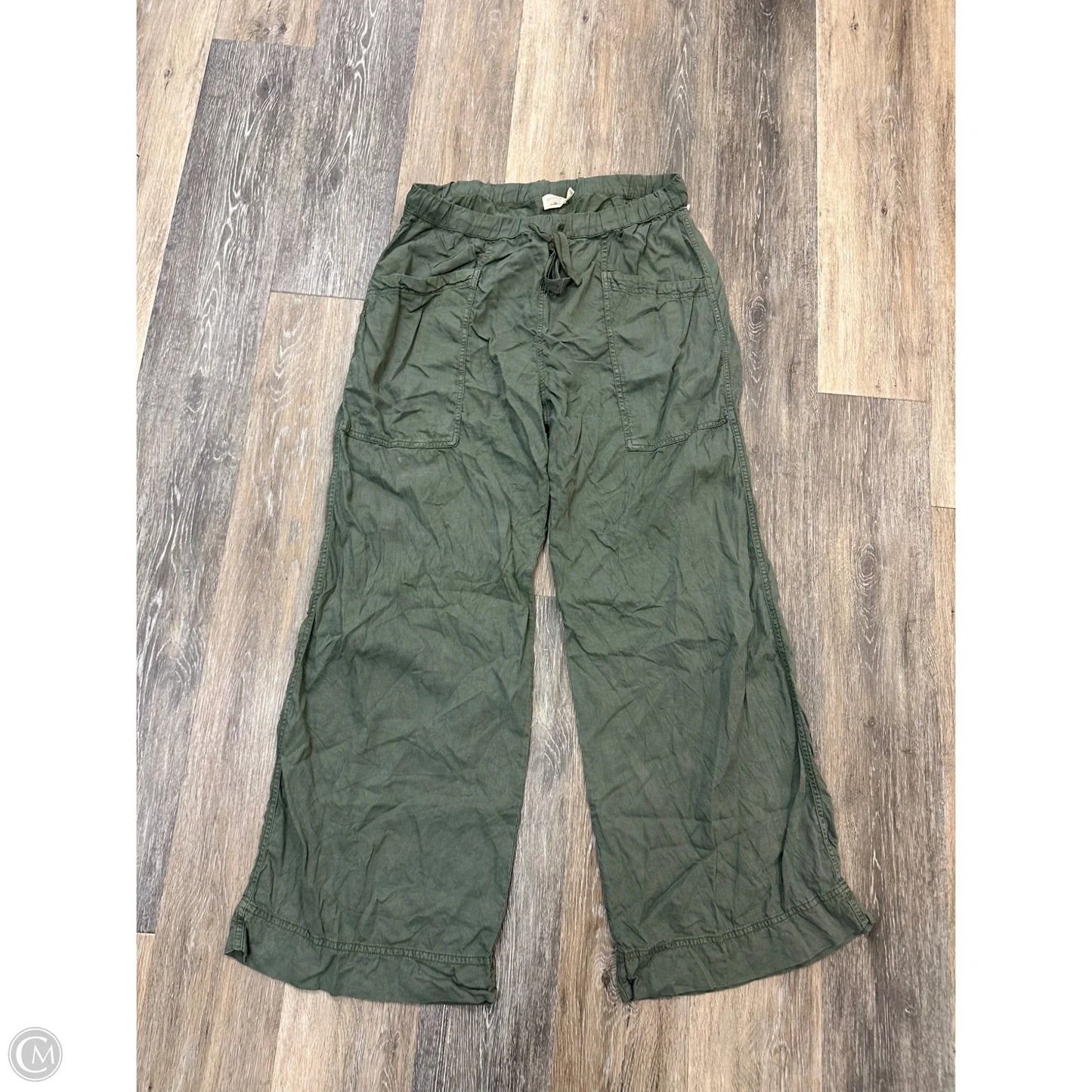 Pants Wide Leg By Faherty In Green, Size: L