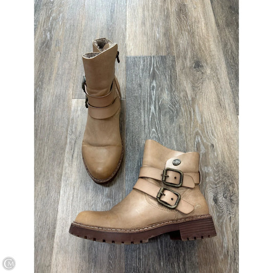 Boots Ankle Heels By Blowfish In Brown, Size: 10