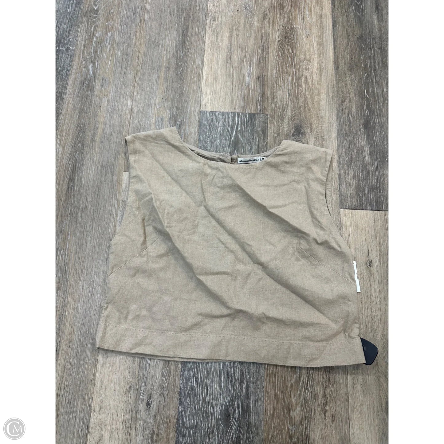 Tank Top By Abercrombie And Fitch In Tan, Size: M