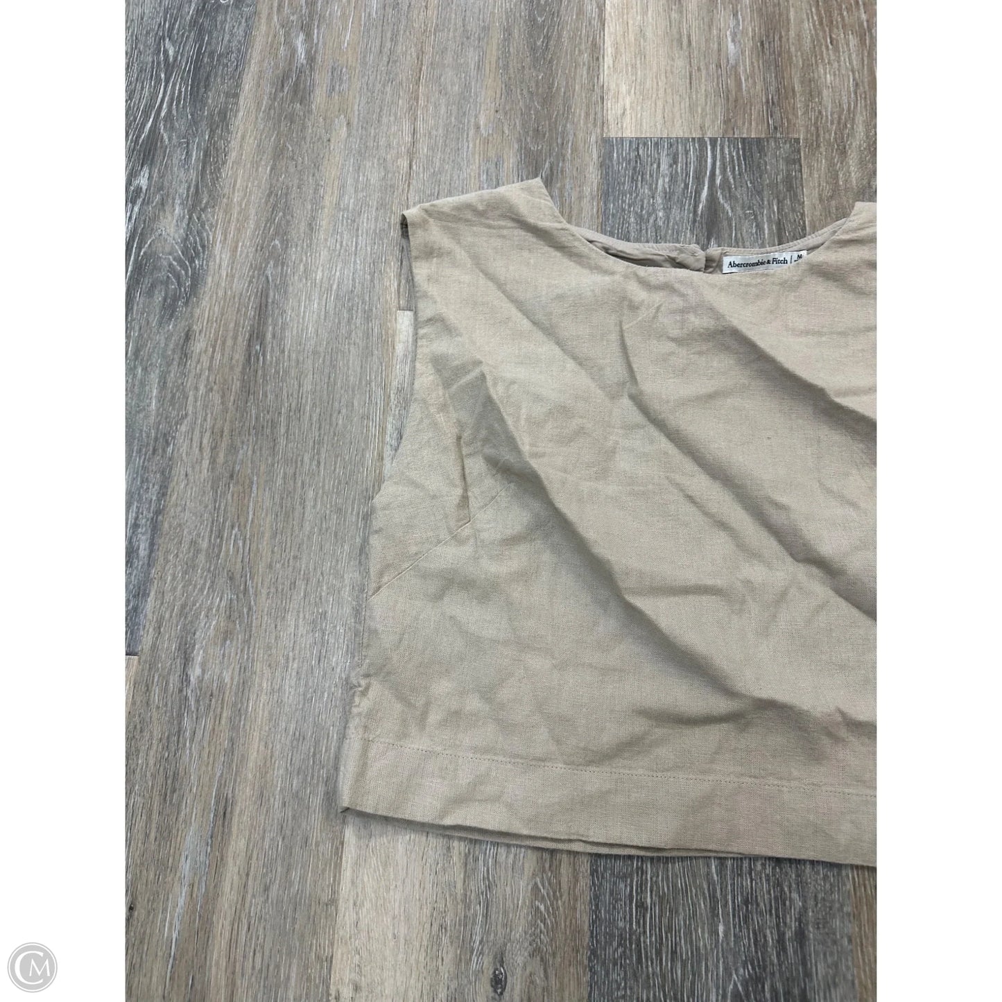 Tank Top By Abercrombie And Fitch In Tan, Size: M