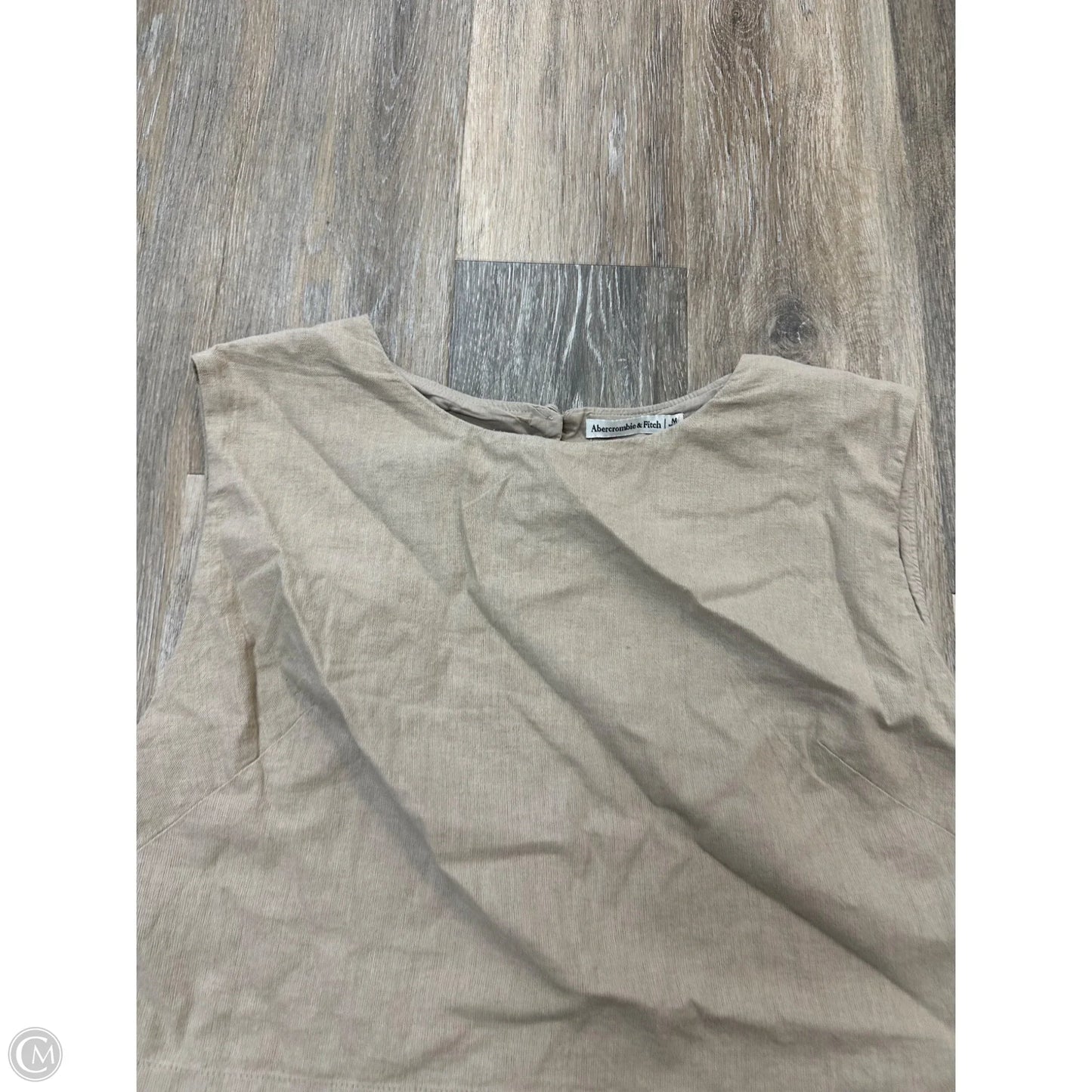Tank Top By Abercrombie And Fitch In Tan, Size: M