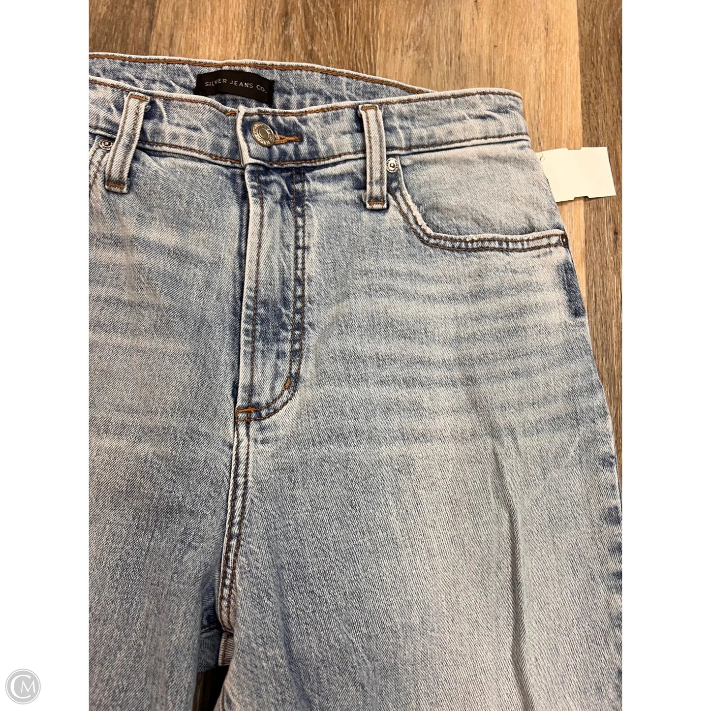 -Jeans Straight By Silver In Blue Denim, Size: 8/29