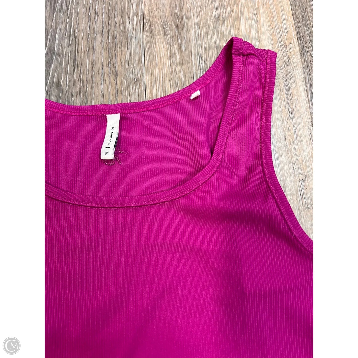 Athletic Tank Top By 7 Diamonds In Pink, Size: M