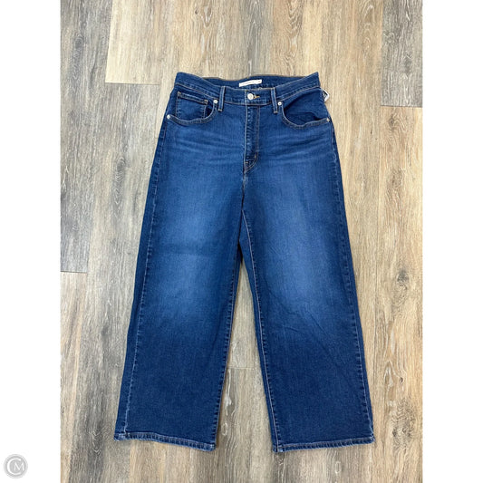Jeans Wide Leg By Levis In Blue Denim, Size: 10/30