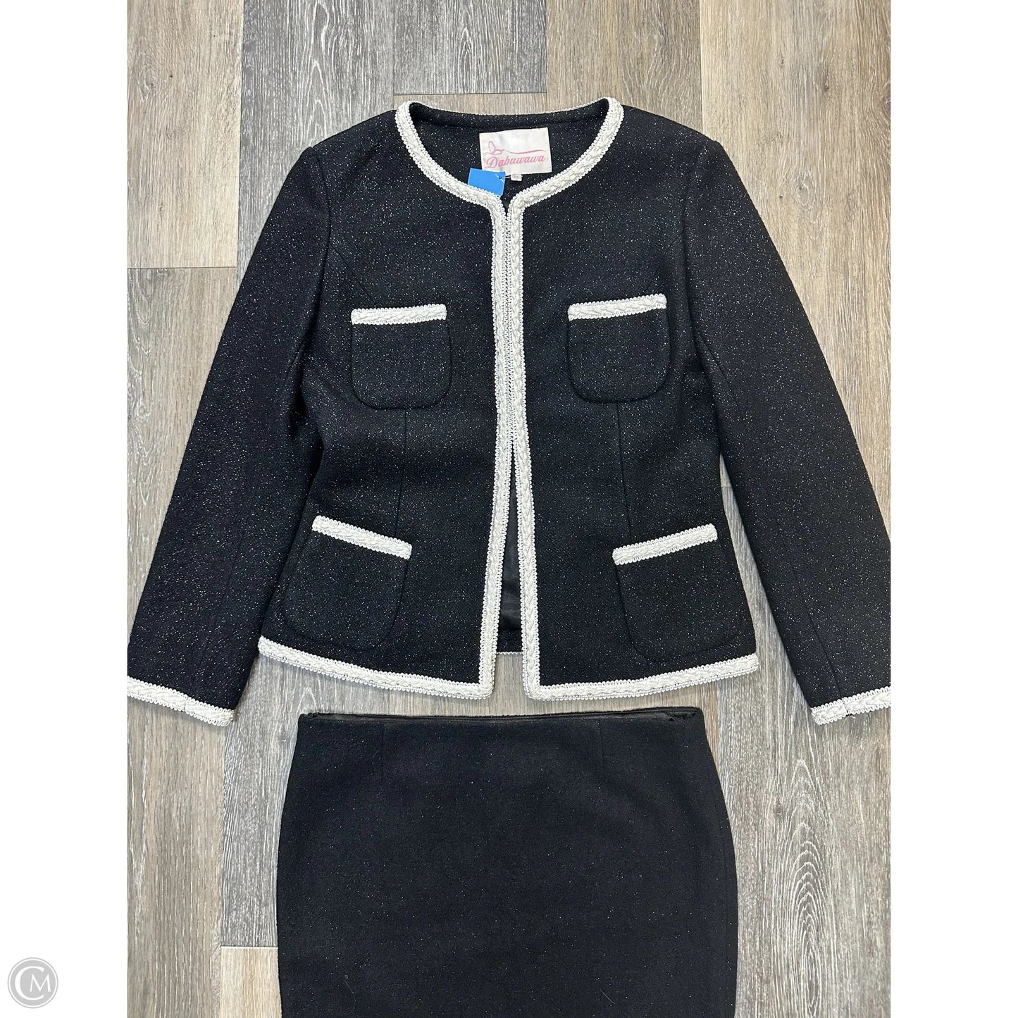 Skirt Set 2pc By Dabuwawa In Black, Size: M