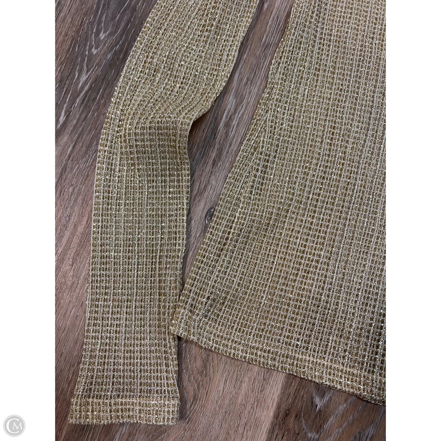 -Top Long Sleeve By J. Crew In Gold, Size: S