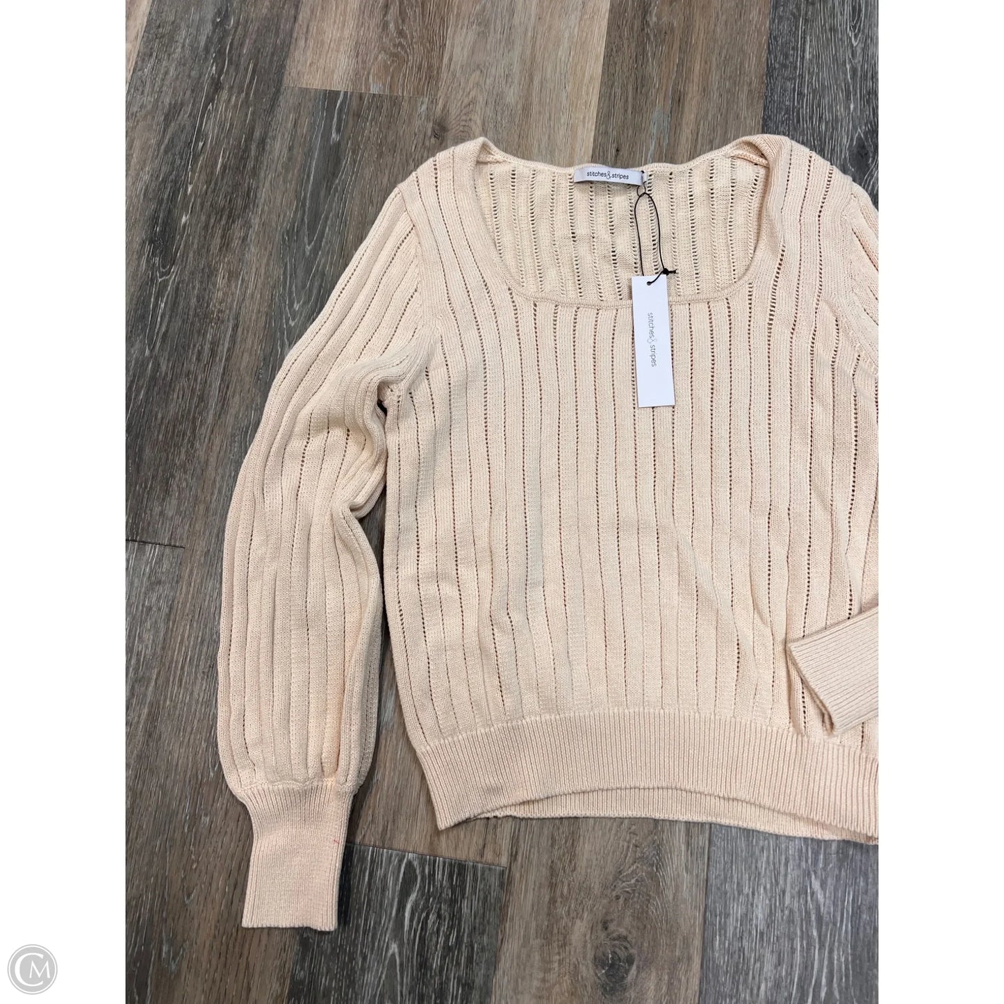 Sweater By Stitches & Stripes In Cream, Size: M