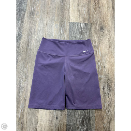 Athletic Shorts By Nike Apparel In Purple, Size: S
