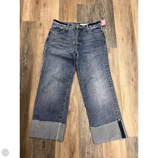 Jeans Straight By Pilcro In Blue Denim, Size: 4