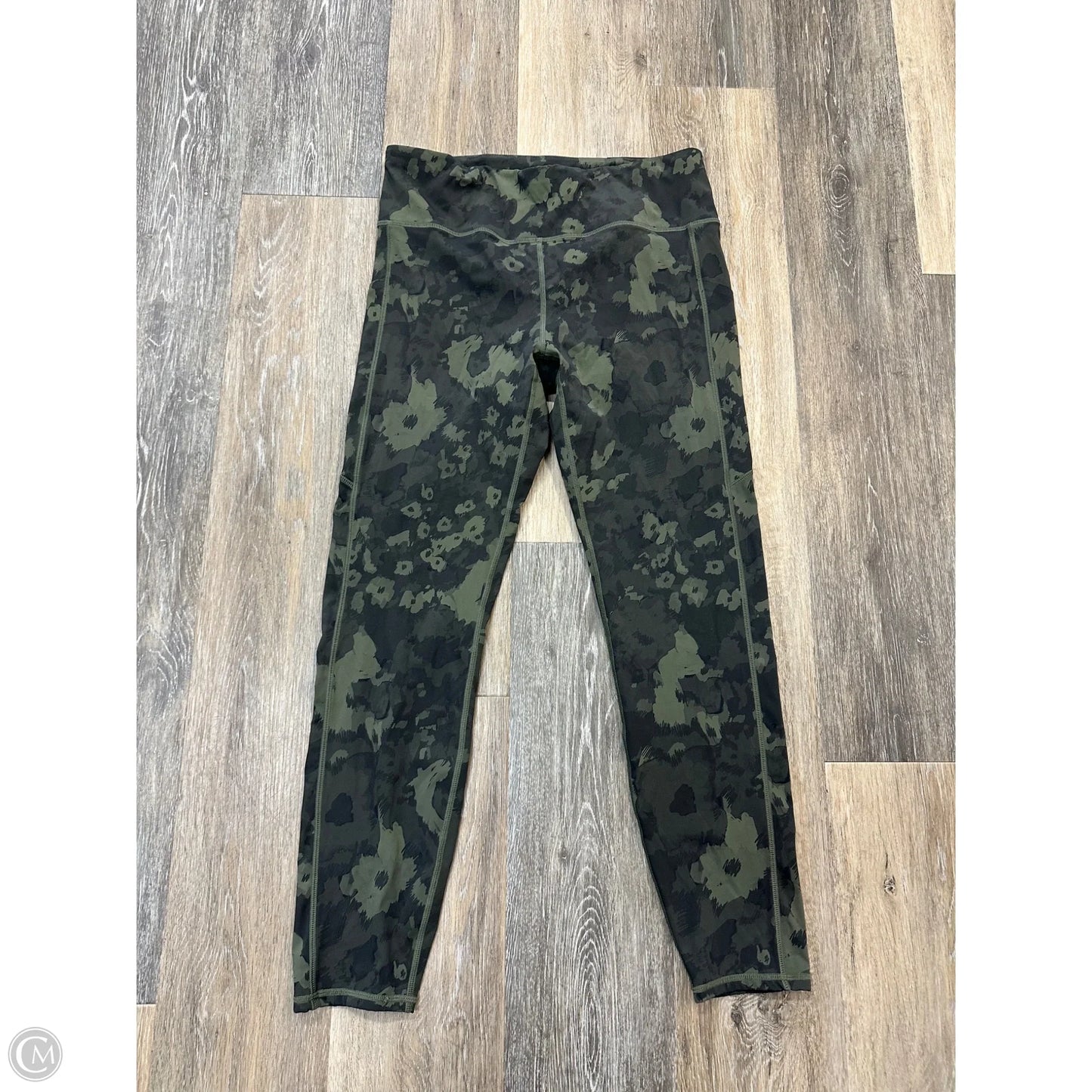 Athletic Leggings By Vuori In Camouflage Print, Size: L