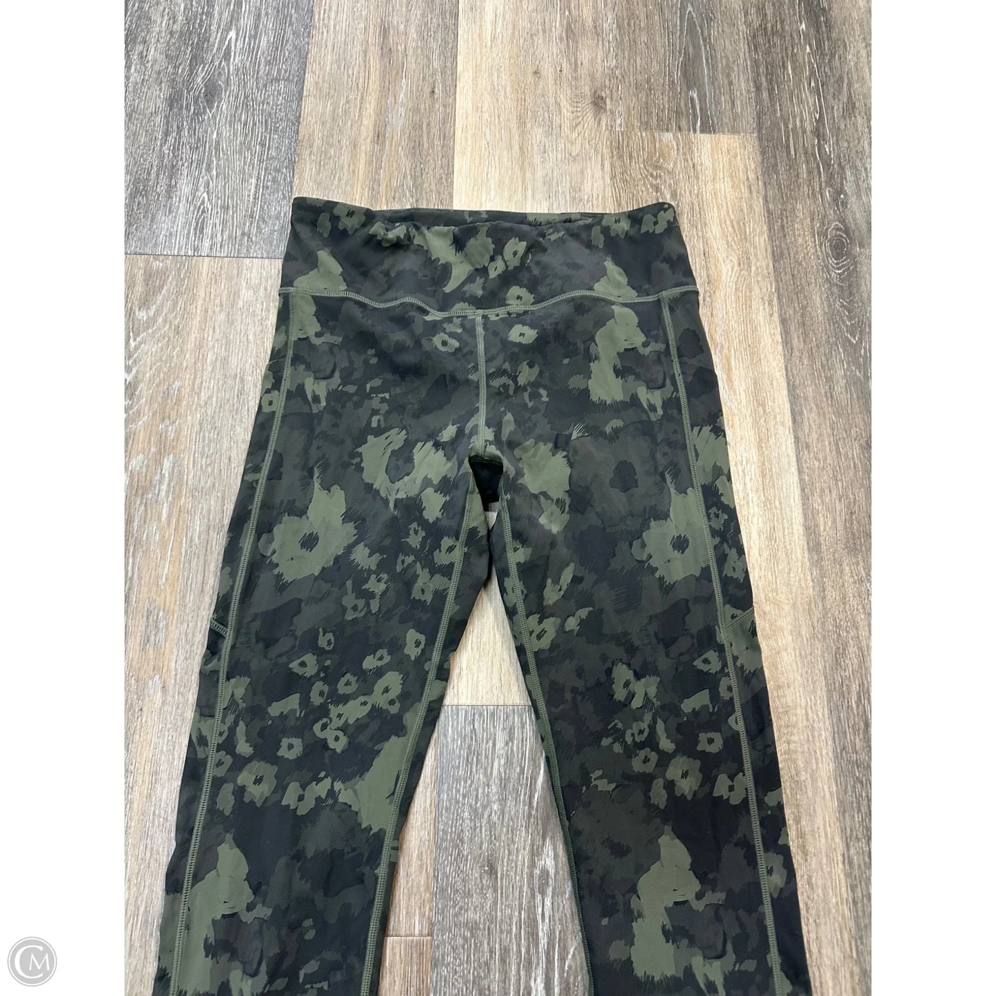 Athletic Leggings By Vuori In Camouflage Print, Size: L