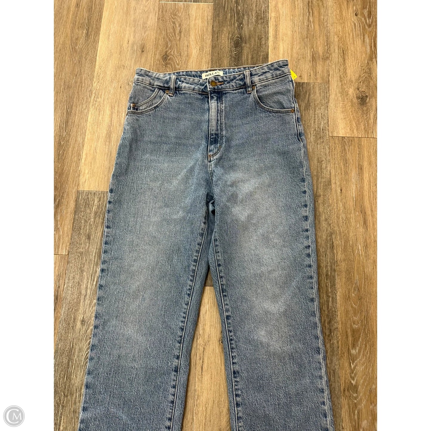 Jeans Straight By Rollas In Blue Denim, Size: 12