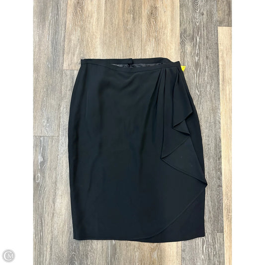 Skirt Designer By Lafayette 148 In Black, Size: 8