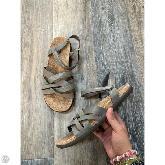 Sandals Flip Flops By Merrell In Grey, Size: 12