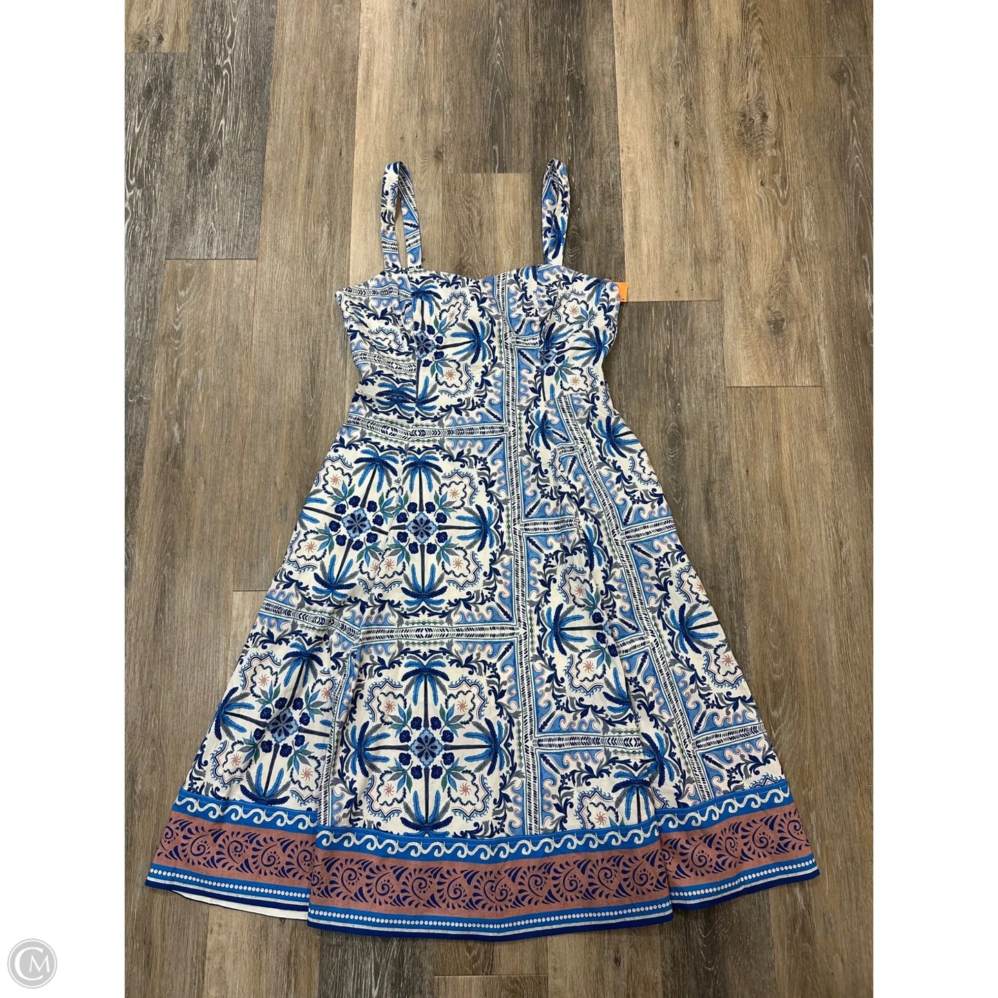 Dress Casual Maxi By Avec Les Filles In Blue, Size: 14