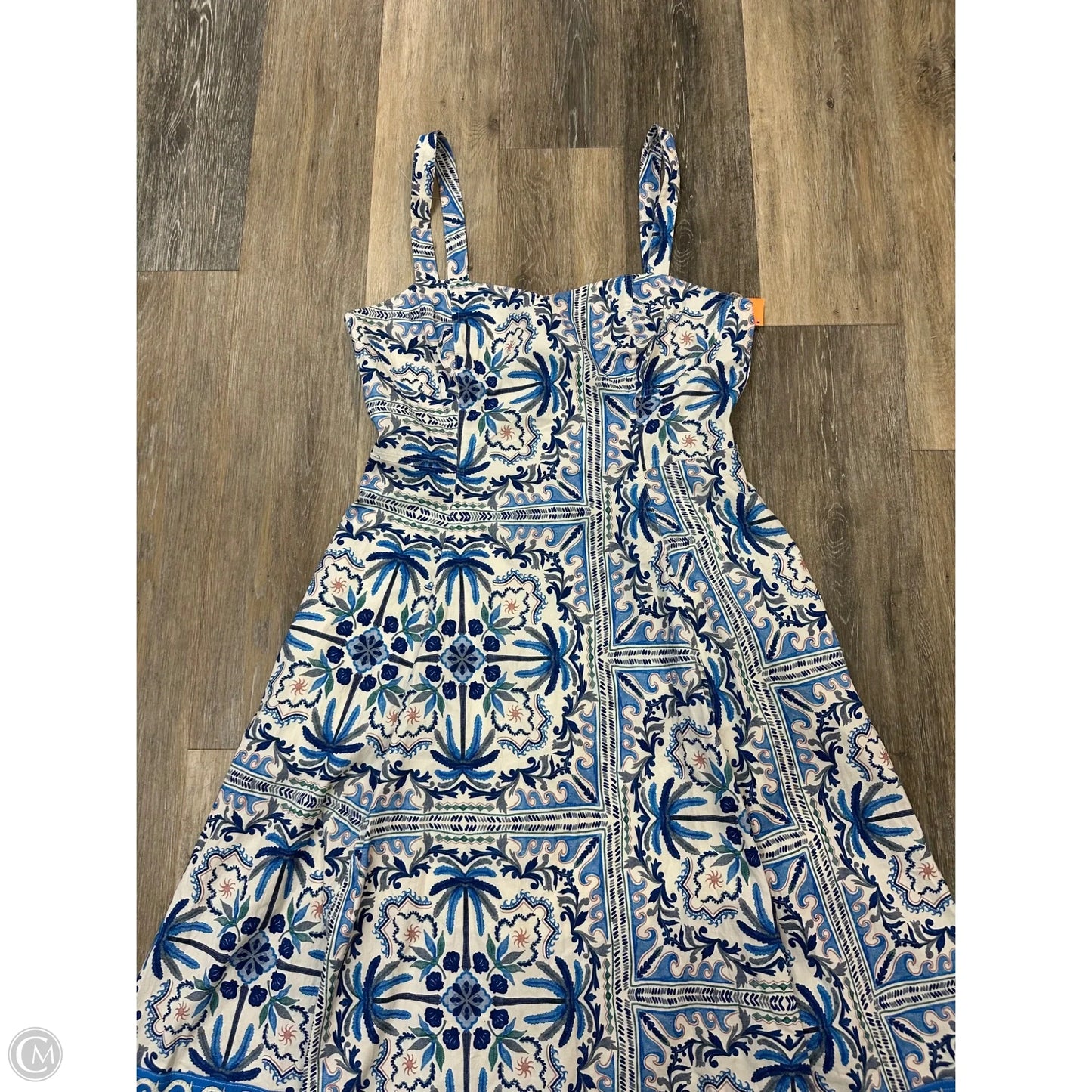 Dress Casual Maxi By Avec Les Filles In Blue, Size: 14