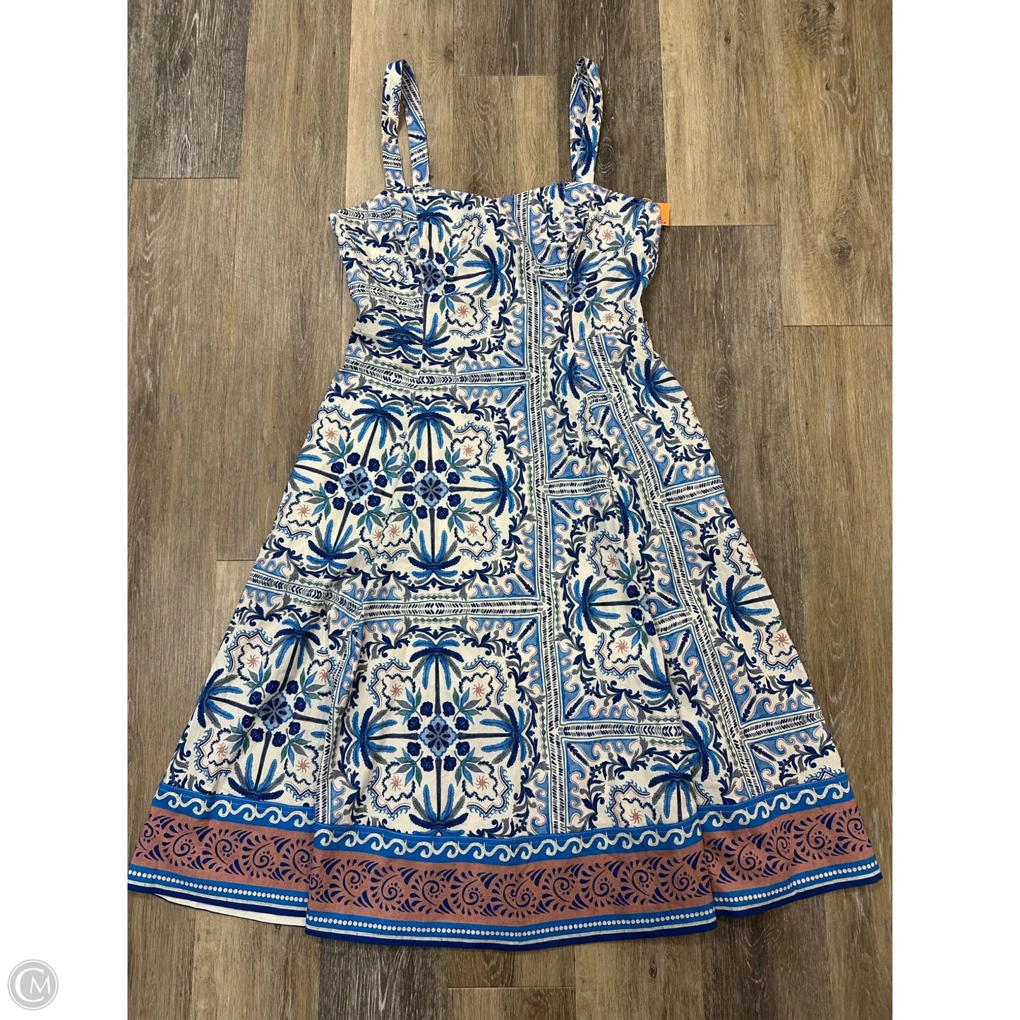 Dress Casual Maxi By Avec Les Filles In Blue, Size: 14