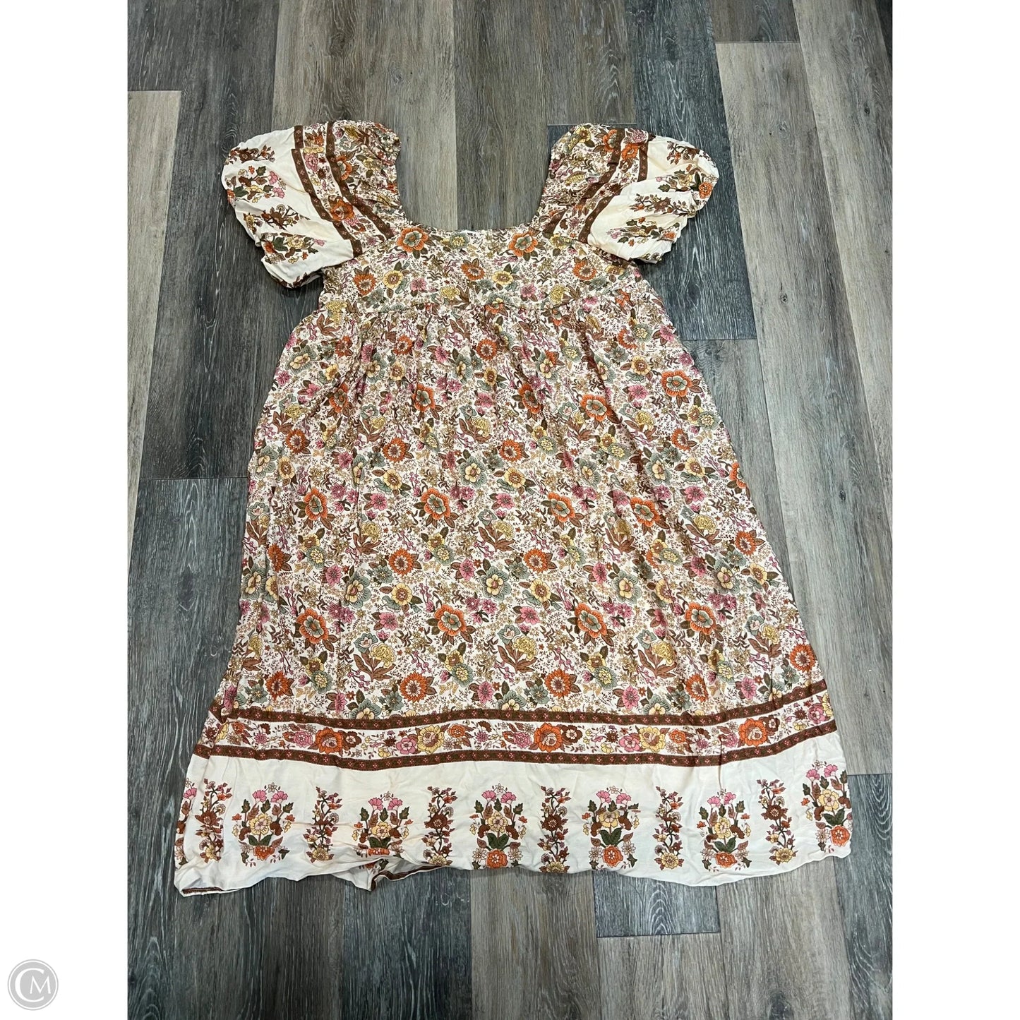 Dress Casual Maxi By Baevely In Floral Print, Size: Xl