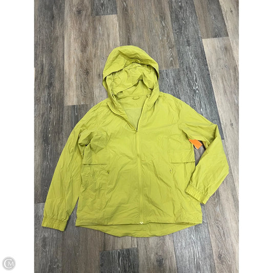 Jacket Windbreaker By Crz Yoga In Green, Size: M