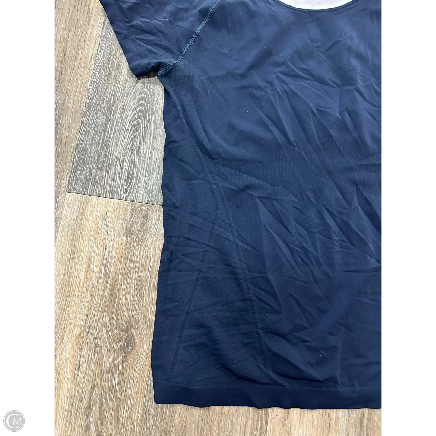 Athletic Top Short Sleeve By Athleta In Blue, Size: M