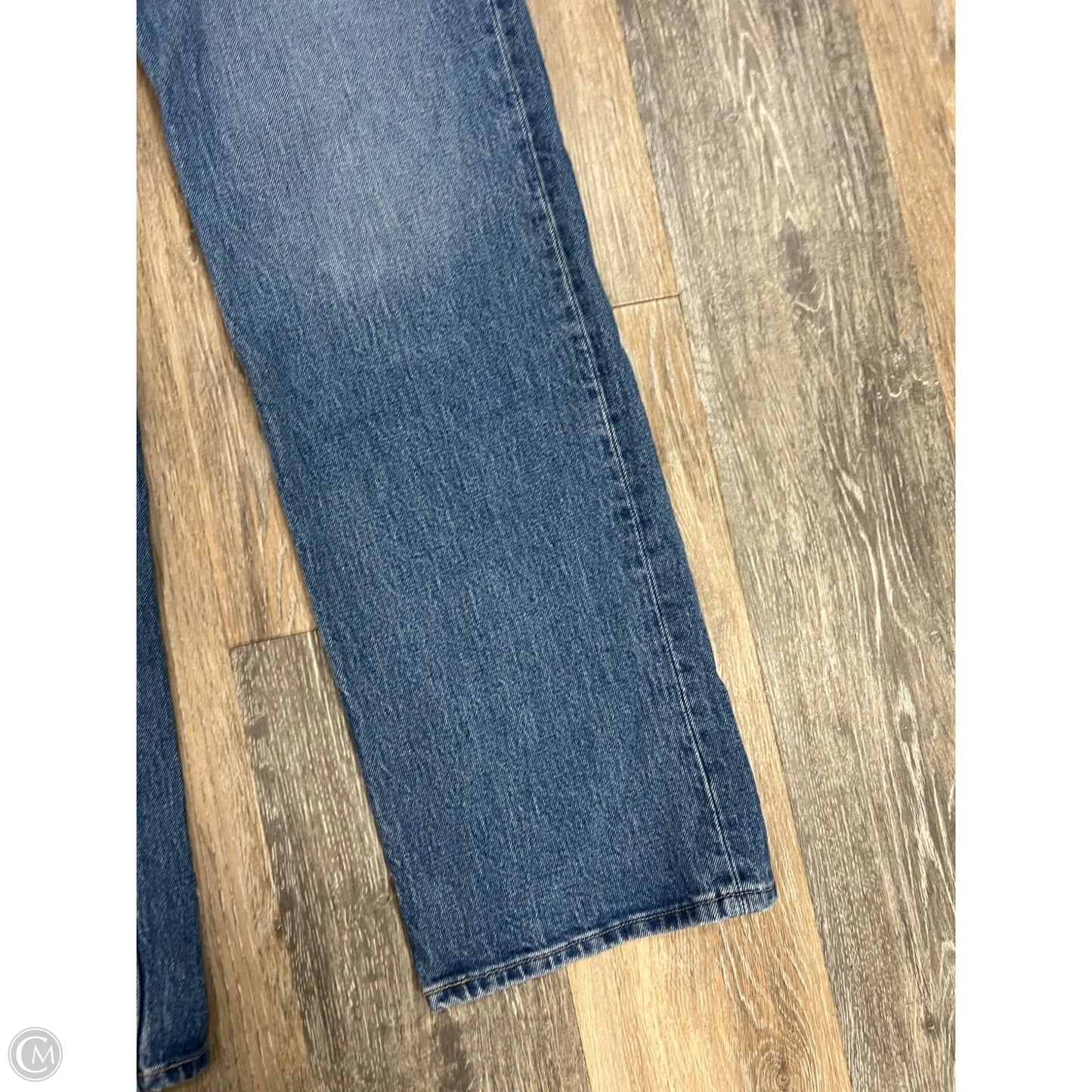 Jeans Straight By Abercrombie And Fitch In Blue Denim, Size: 2