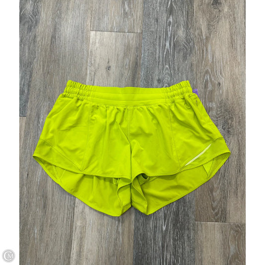Athletic Shorts By Lululemon In Green, Size: 10