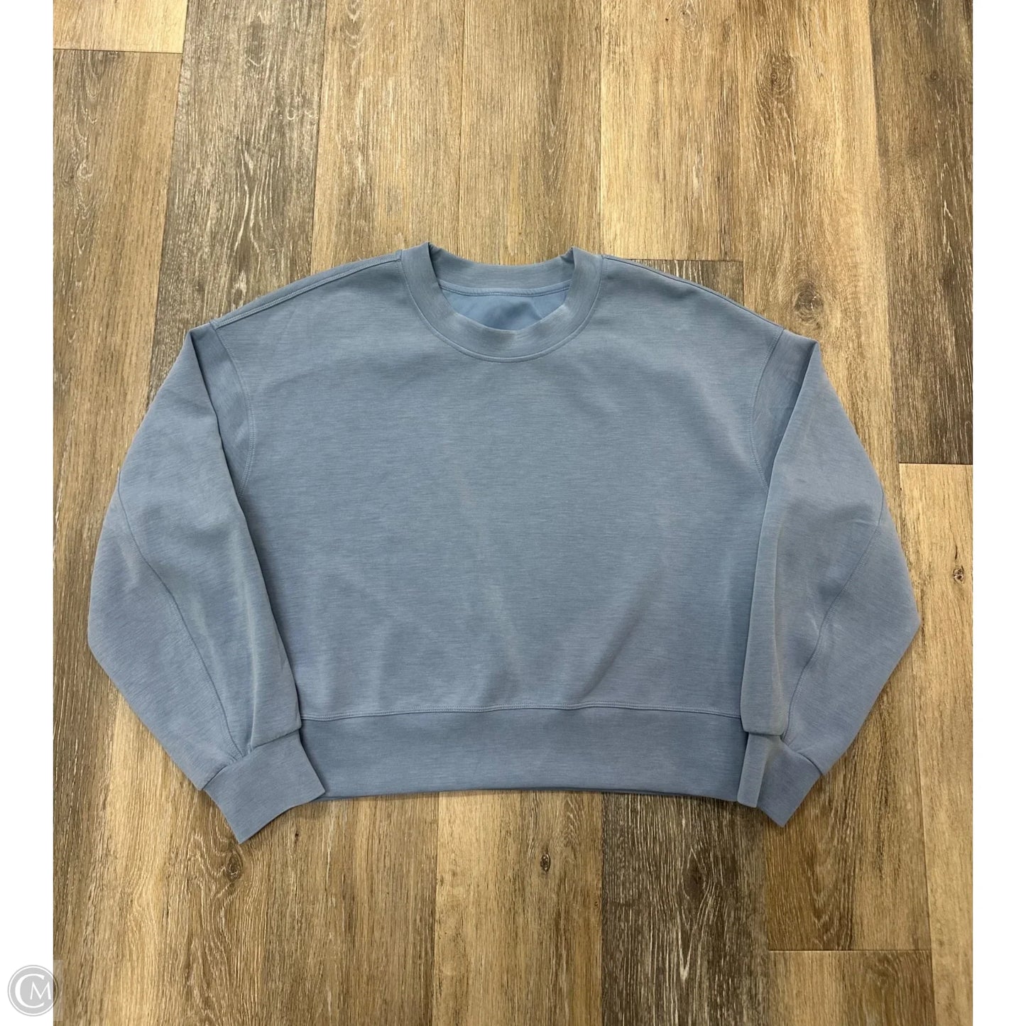 Athletic Sweatshirt Crewneck By Lululemon In Blue, Size: 4