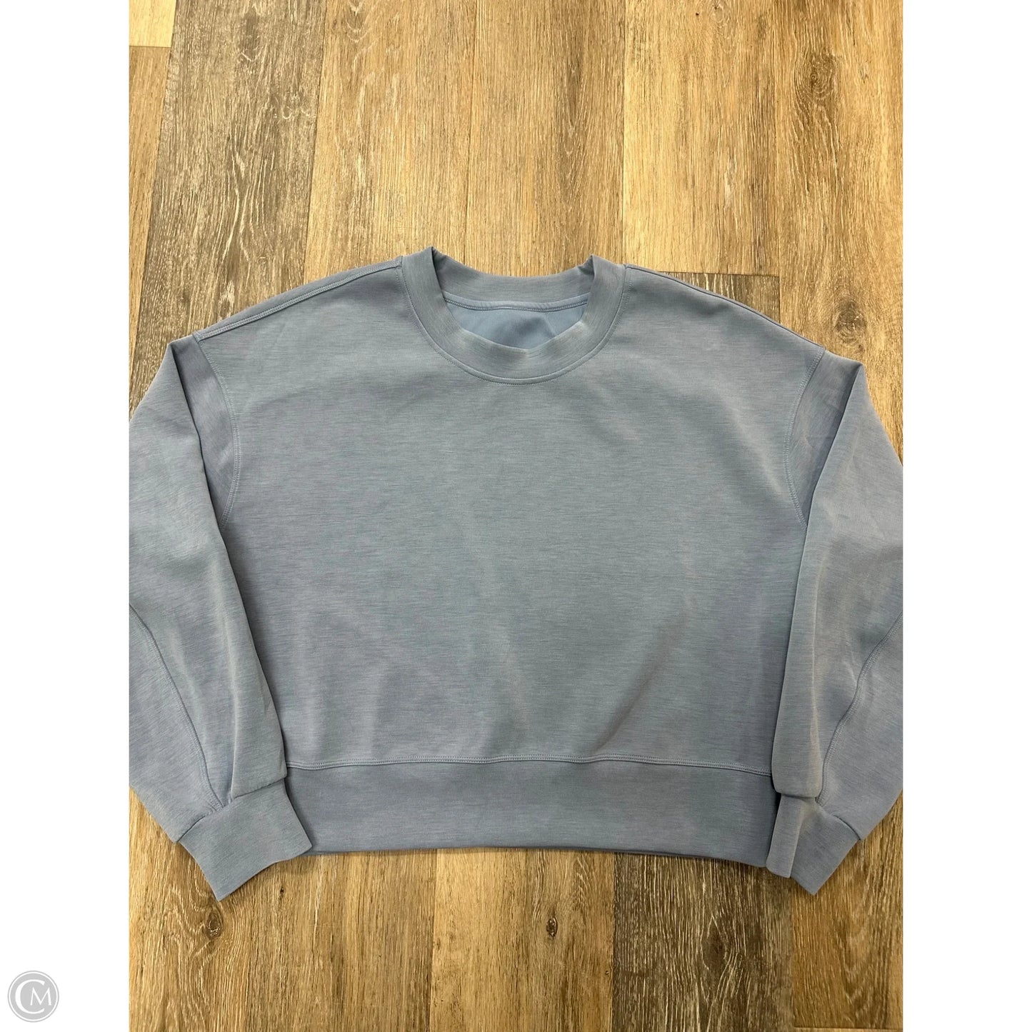 Athletic Sweatshirt Crewneck By Lululemon In Blue, Size: 4