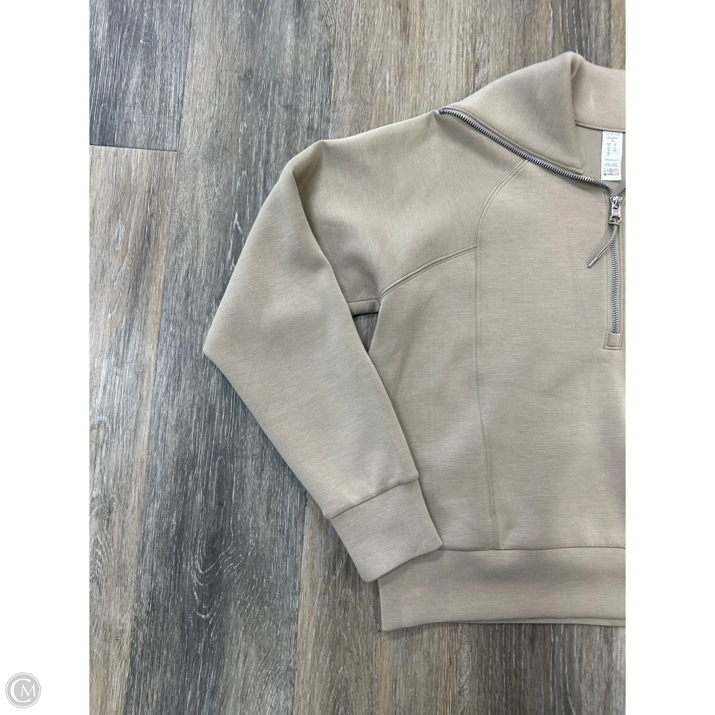 Athletic Sweatshirt Collar By Spanx In Brown, Size: Xs